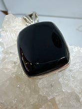 Protective square  Black Onyx Pendant