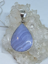 Blue Lace Agate adore pendant