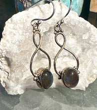 Labradorite figure 8  Earrings