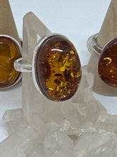Deep Amber Ring Size 8