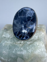 Blue Pietersite ring size 10