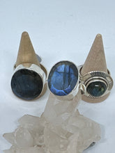Regal Labradorite Ring   Size 9