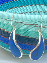 Blue Mother of Pearl earrings