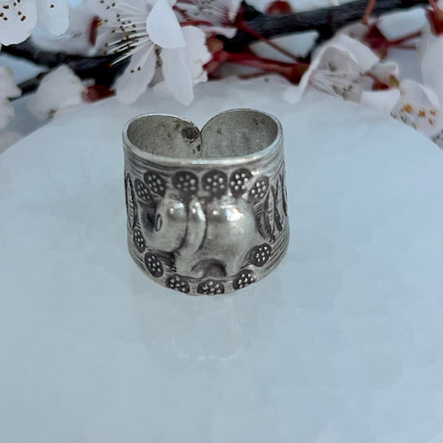 Hill Tribe Elephant Garden Ring