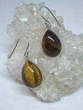 Tigers Eye tear drop earrings