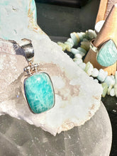 Amazonite heartfelt  pendant