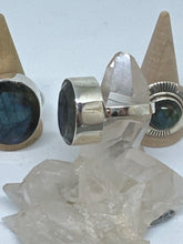 Regal Labradorite Ring   Size 9