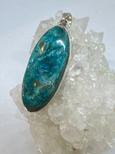 Chrysochola bluey pendant