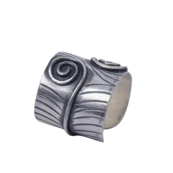 Swirly vine - Hill Tribe Silver Ring