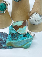Turquoise with Matrix ring size 11