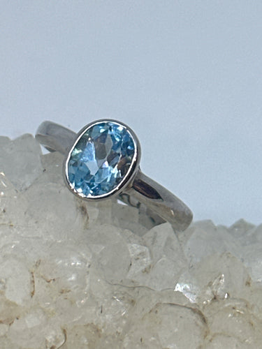 Topaz Oval Ring size 8