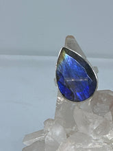 Mystical Labradorite Ring   Size 9