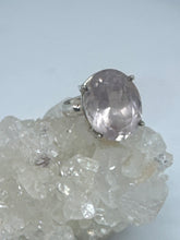 SALE! Rose Quartz Amour faceted Ring  Size 8