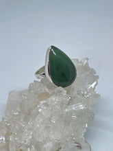 SALE ! Green Jade Ring Size 9