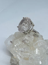 SALE! Rose Quartz Amour faceted Ring  Size 8