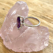 Amethyst Tear Drop Ring