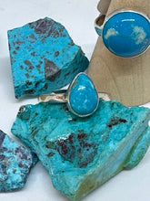 Tear drop Turquoise ring size 8.5