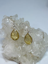 Tear drop Citrine earrings