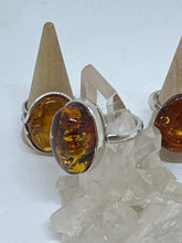 Deep Amber Ring Size 8