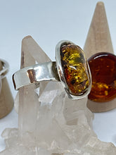 Baltic ocean Amber Ring Size 9