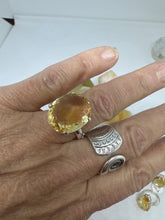 Abundance Citrine ring   size 10
