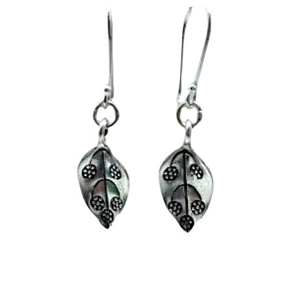Silver Leaf Earrings