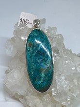 Chrysochola bluey pendant