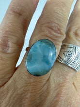 Soothing Larimar Ring size 7