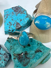 Tear drop Turquoise ring size 8.5