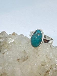 Oval Turquoise ring size 7