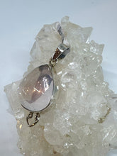 Rose Quartz iridescent Pendant