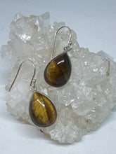 Tigers Eye tear drop earrings