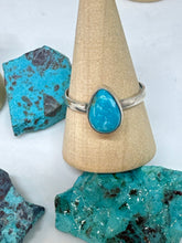 Tear drop Turquoise ring size 8.5