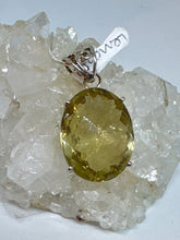 Lemon quartz faceted pendant