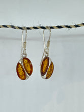 Double Amber Earrings