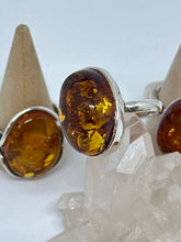 Deep Amber Ring Size 8