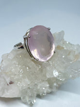 Rose Quartz Compassion Ring     Size 11