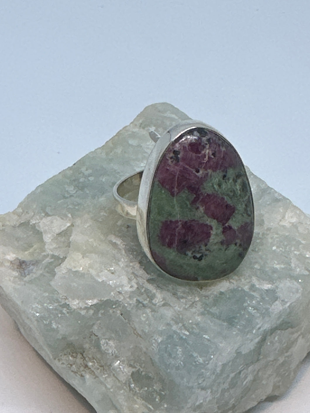 Ruby Zoisite ring size 9