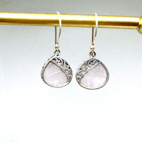Rosé Quartz earrings