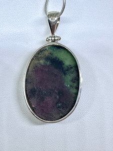 Ruby Zoisite Regal pendant