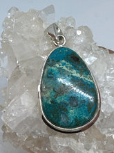 Empress Chrysochola bluey pendant