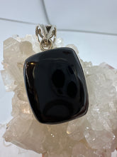 Protective square  Black Onyx Pendant