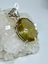 Lemon quartz faceted pendant