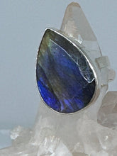 Mystical Labradorite Ring   Size 9