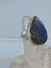 Mystical Labradorite Ring   Size 9