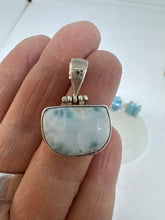 Large Bail Larimar pendant