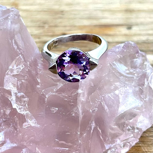 Amethyst Goddess Ring