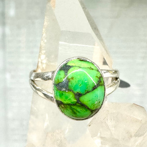 Green Hughs Turquoise ring size 8
