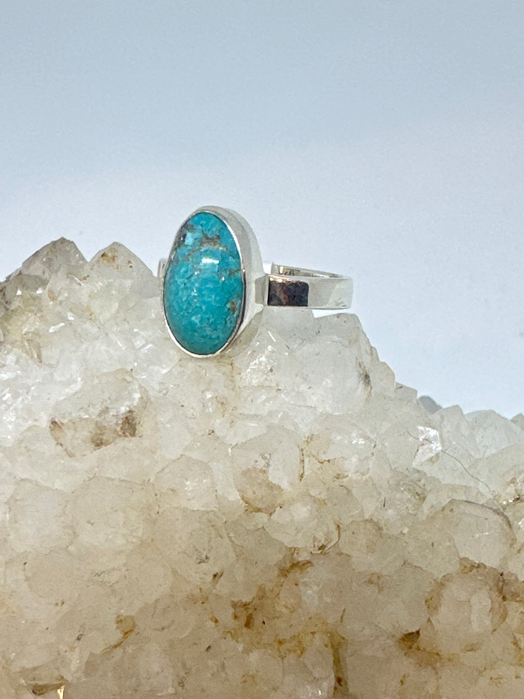 Oval Turquoise ring size 7