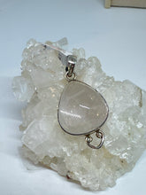 Rose Quartz iridescent Pendant